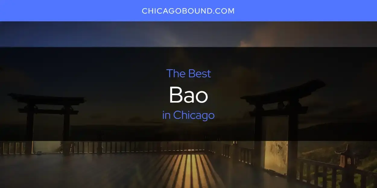 The Absolute Best Bao in Chicago  [Updated 2024]