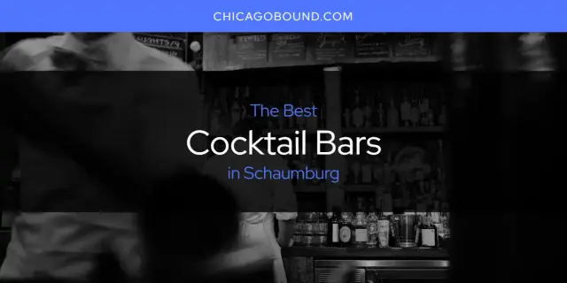 The Absolute Best Cocktail Bars in Schaumburg  [Updated 2024]